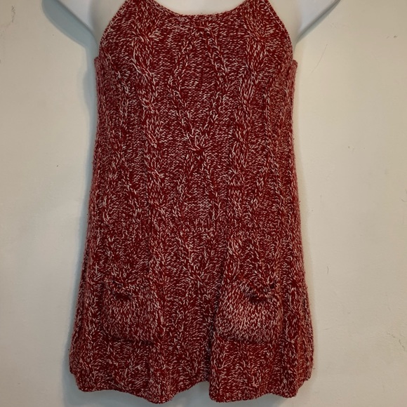 Wet Seal 2 Pocket Crochet Sleeveless Sweater Size Large - Picture 3 of 6